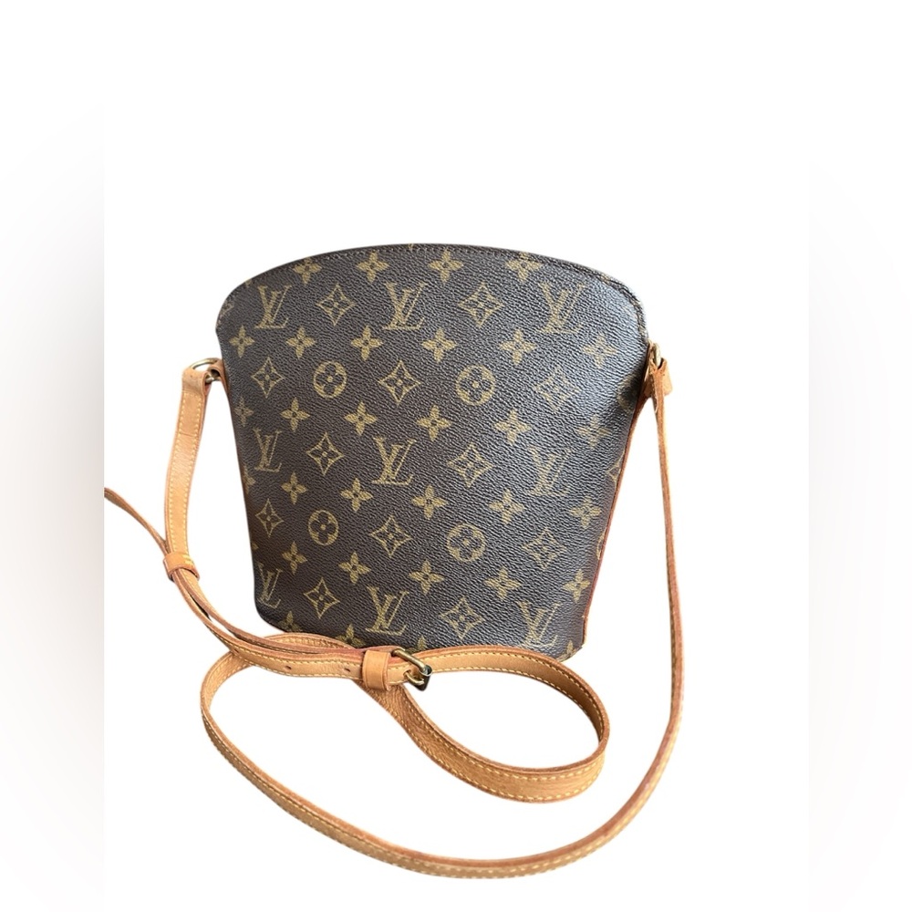 Louis Vuitton Brown Monogram Drouot Crossbody Bag